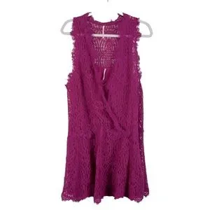 knee length dresses for ladies Preston Lace Heart Cutout Mini Dress